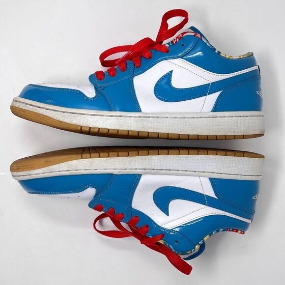 Nike Air Jordan 1 Low - Blue/White - Size 9.5 Excellent Preowned Condition main image 14